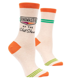Blue Q Ringmaster S**show Crew Socks