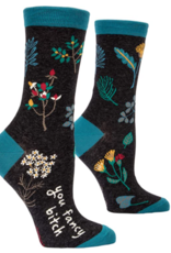 Blue Q You Fancy B**** Crew Socks