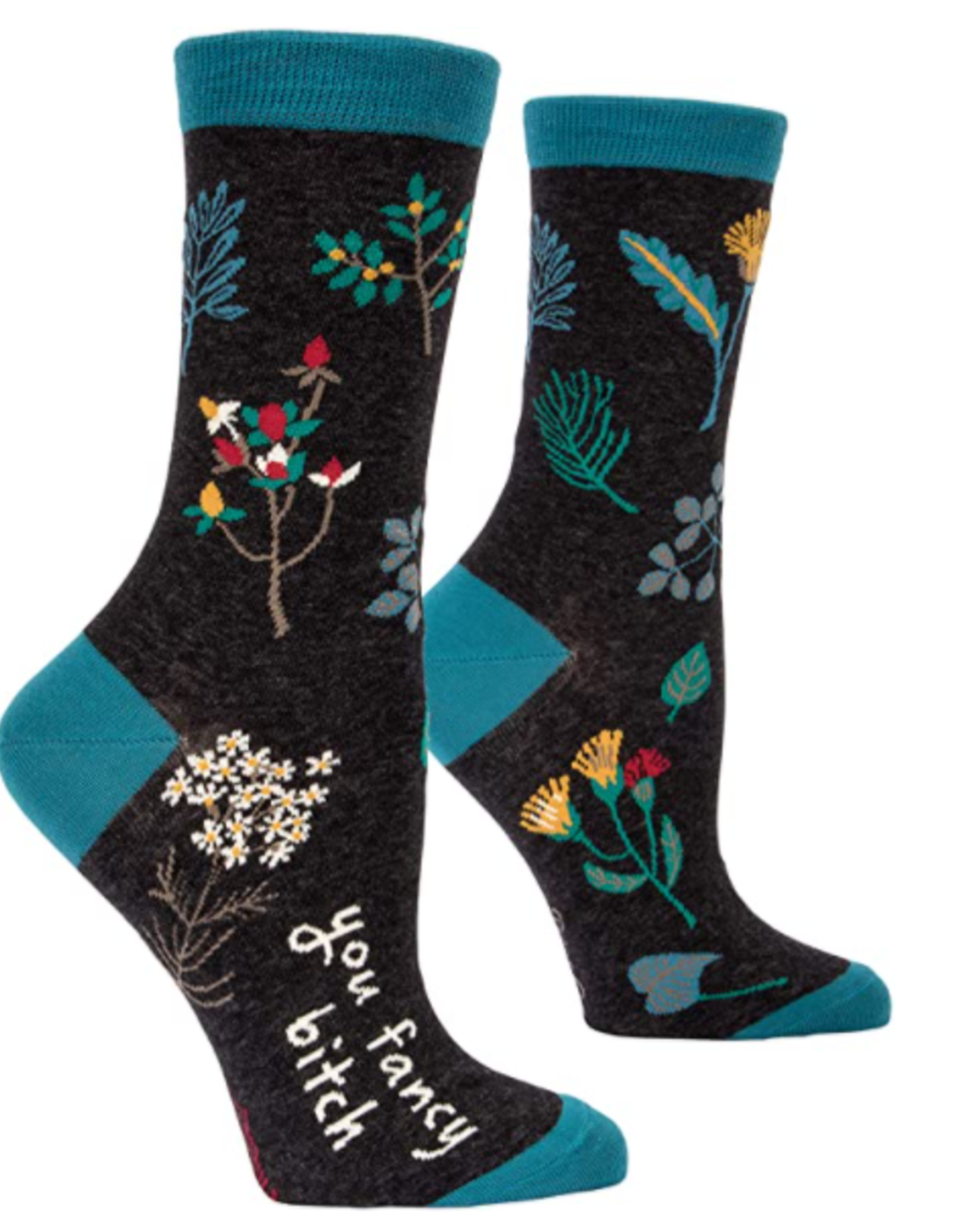 Blue Q You Fancy B**** Crew Socks