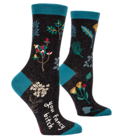 Blue Q You Fancy B**** Crew Socks