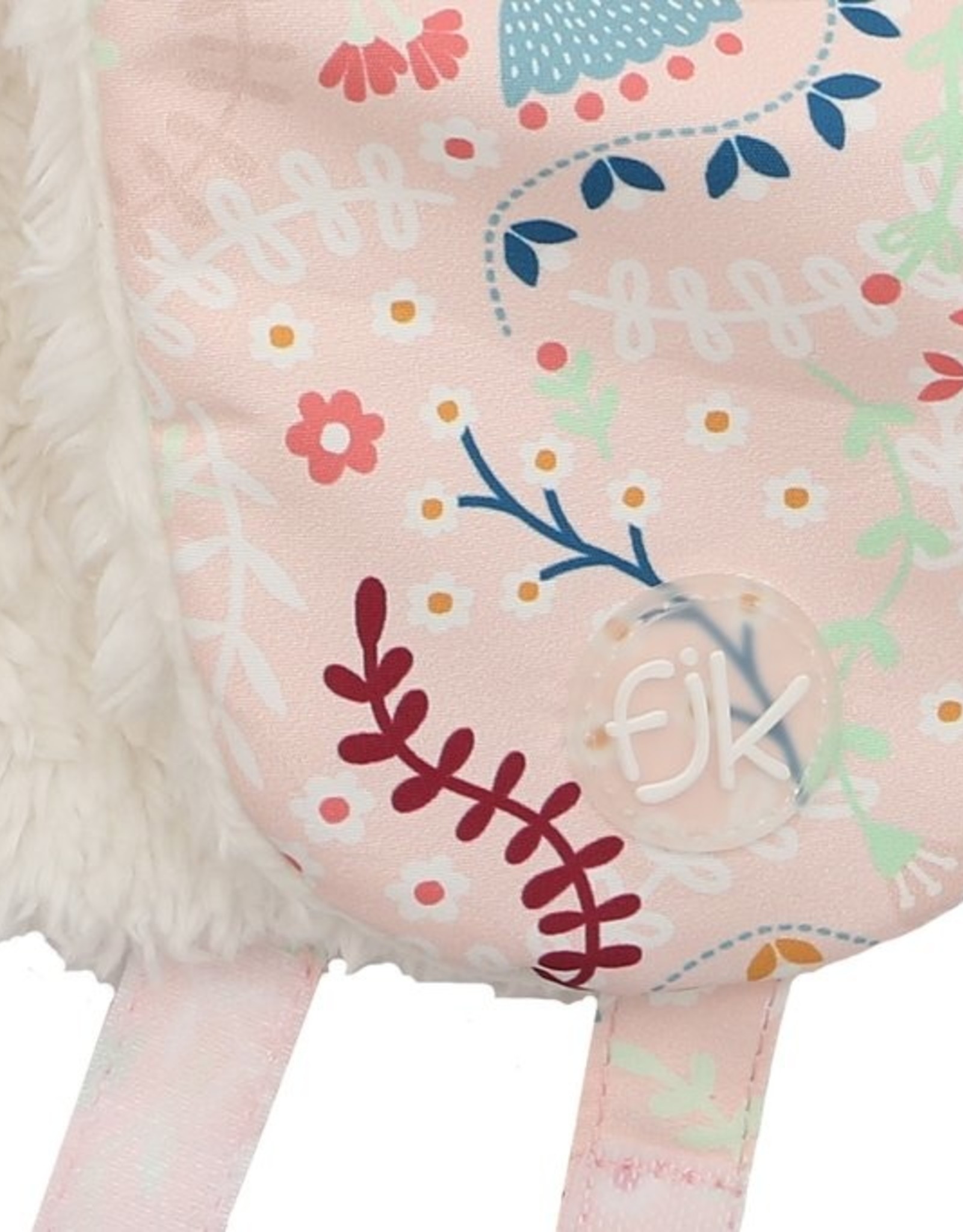 Flap Jack Kids Trapper Hat - Floral Pink Small