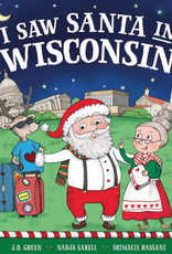 Sourcebooks I Saw Santa in Wisconsin Hardcover Book