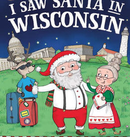 Sourcebooks I Saw Santa in Wisconsin Hardcover Book