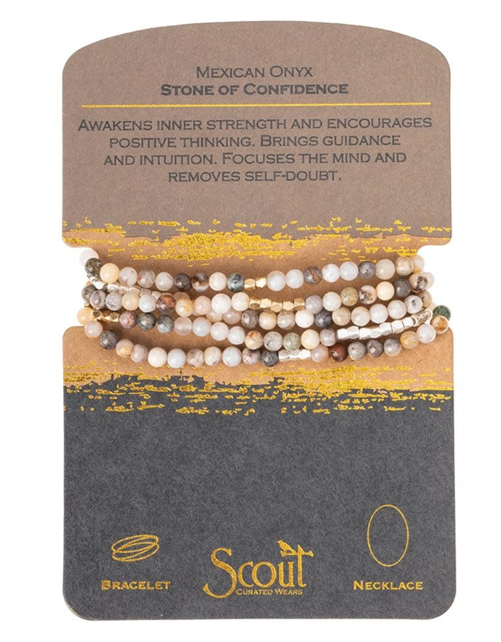 Scout Mexican Onyx/Stone of Confidence - Stone Wrap