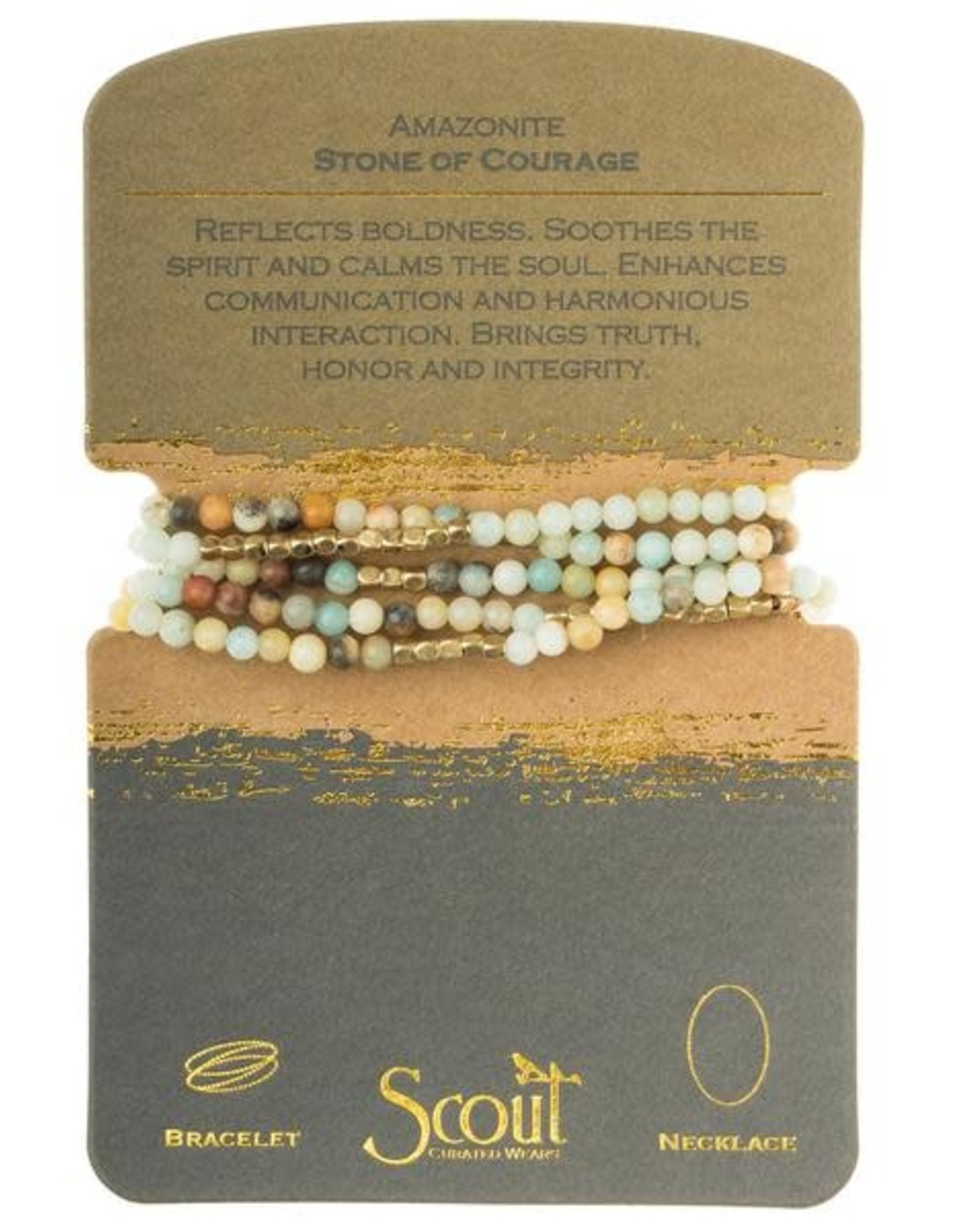 Scout Amazonite/Stone of Courage - Stone Wraps