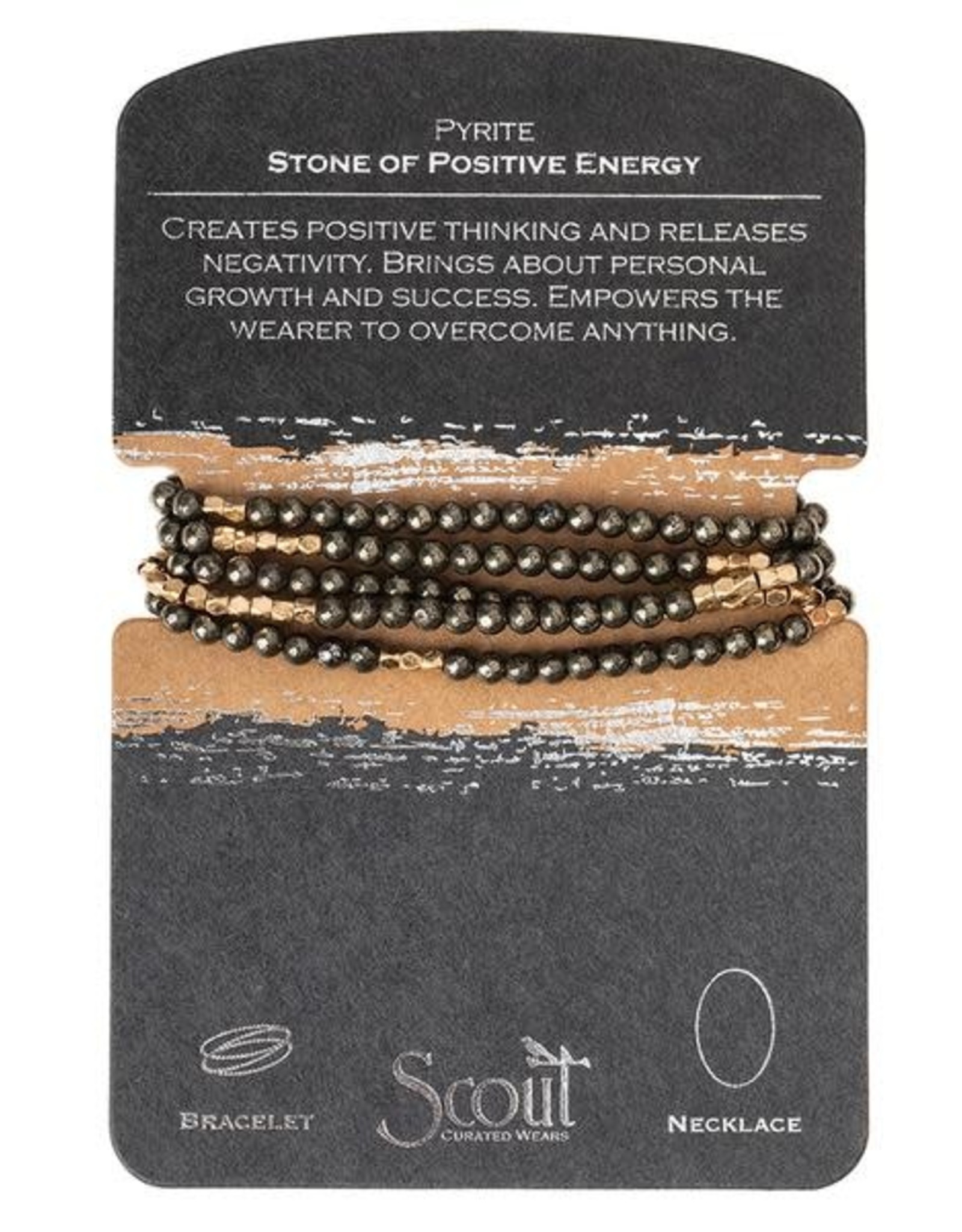 Scout Pyrite/Stone of Positive Energy - Stone Wrap