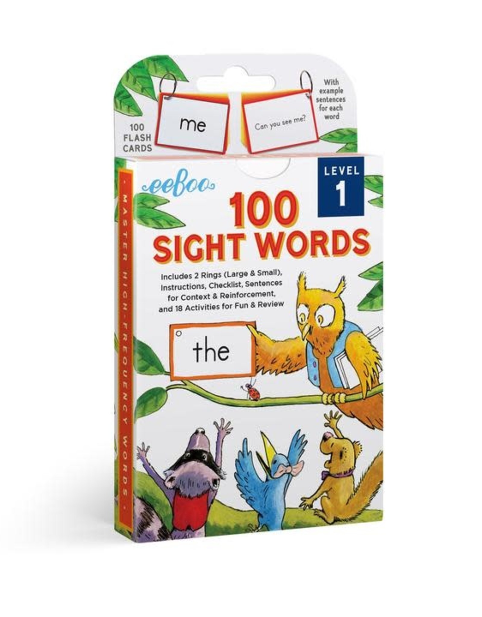 Eeboo 100 Sight Words - Level 1