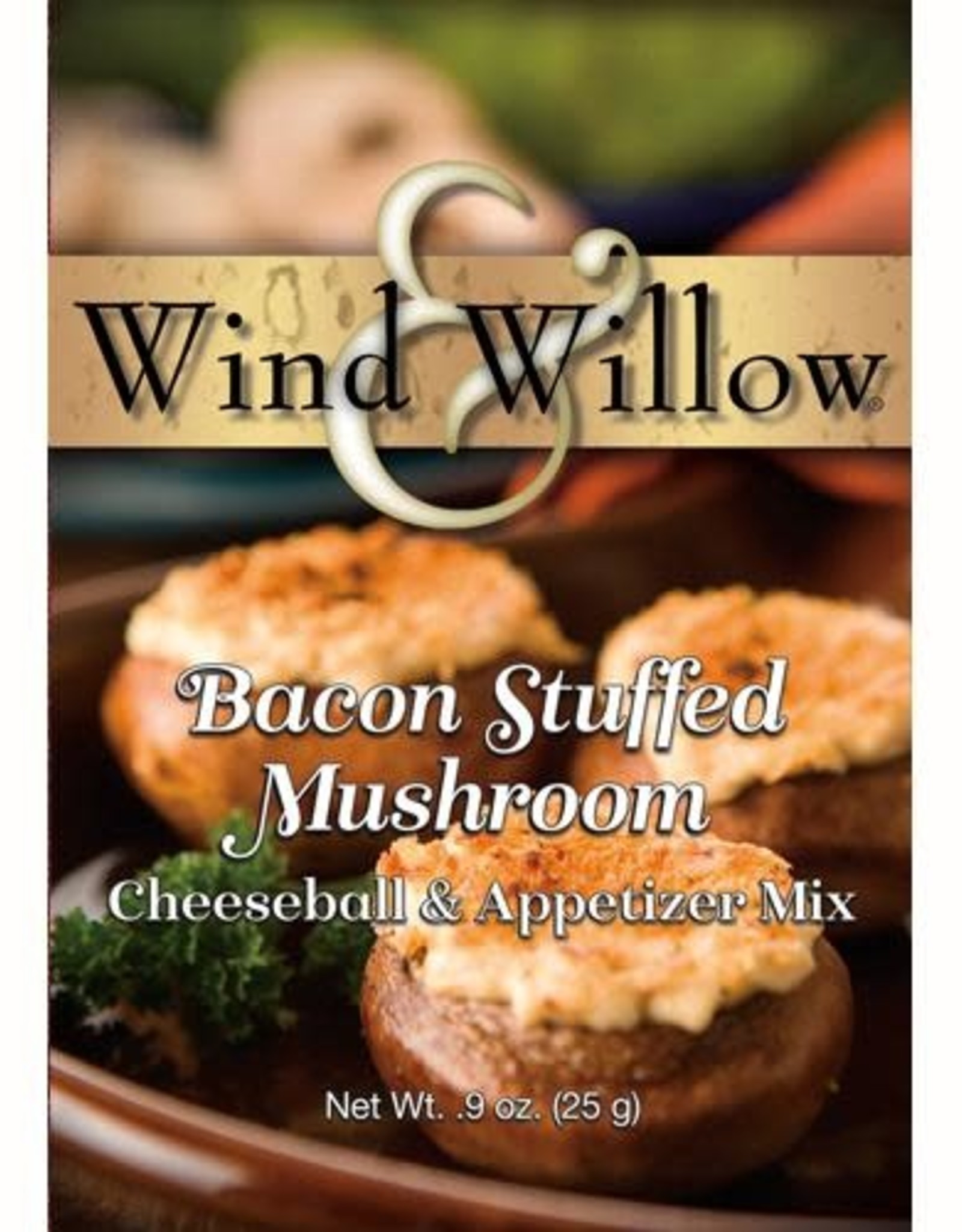 Wind & Willow Bacon Stuffed Mushroom Cheeseball & Appetizer Mix