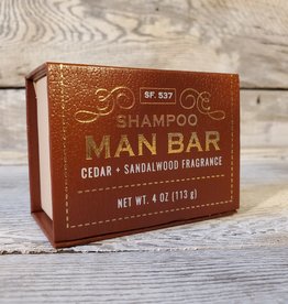 San Francisco Soap Company Cedar & Sandalwood Shampoo Bar