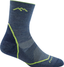 Darn Tough Vermont SALE Light Hiker Boys Jr. Micro Crew Lightweight w/ Cushion Socks - Denim Medium