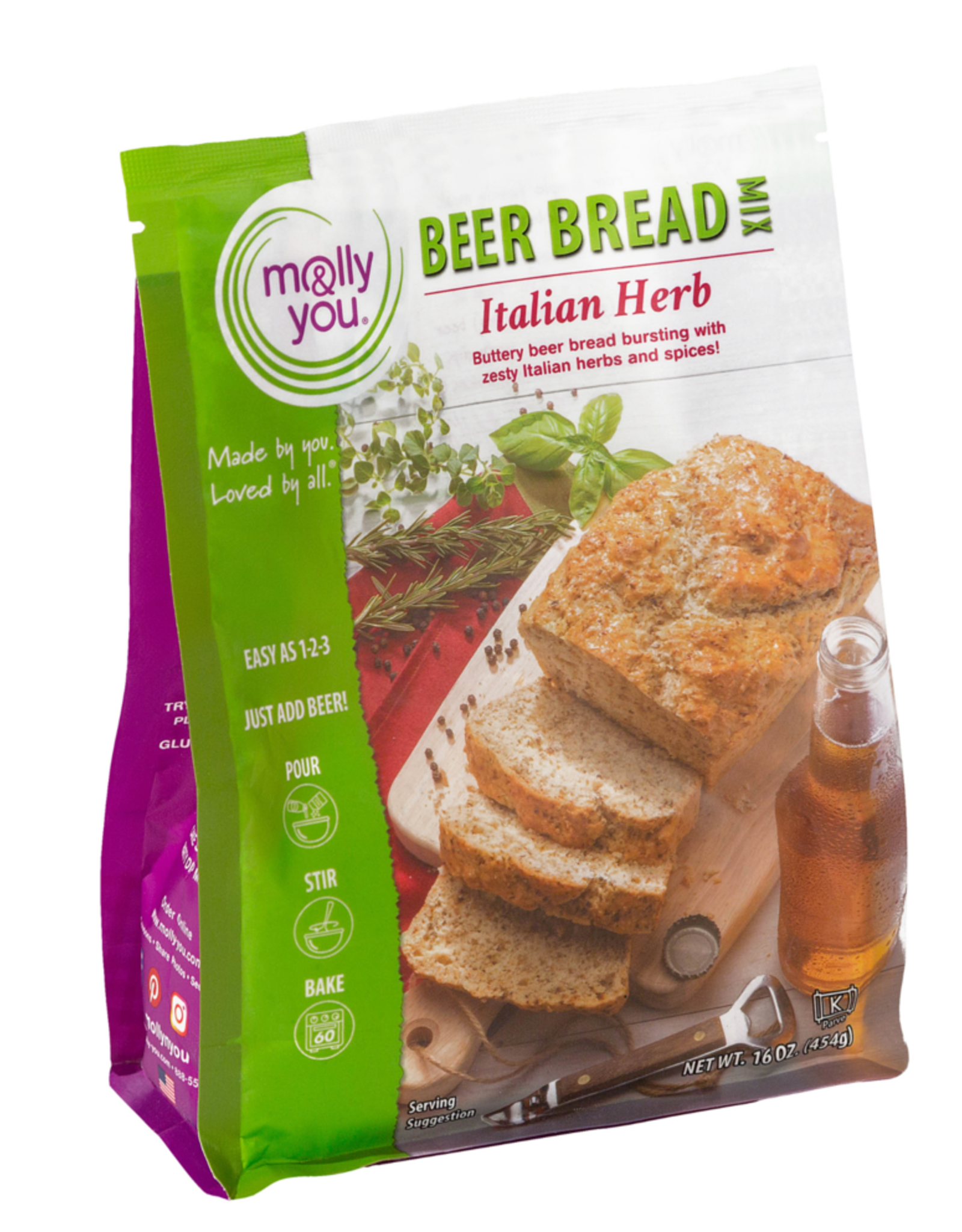 Molly & You  Beer Bread Italian Herb Beer Bread Mix