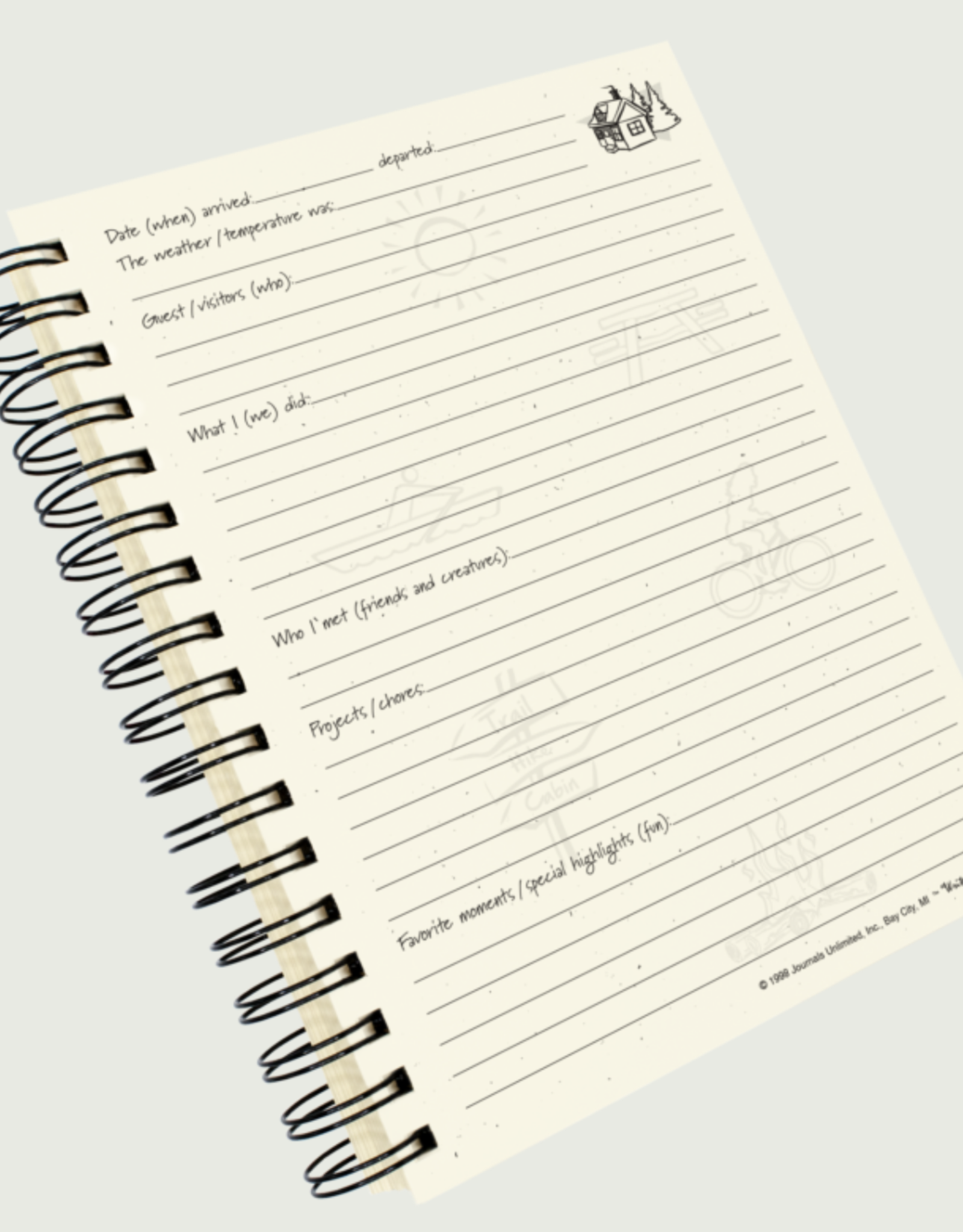 Journals Unlimited Lodge Cabin Large Journal