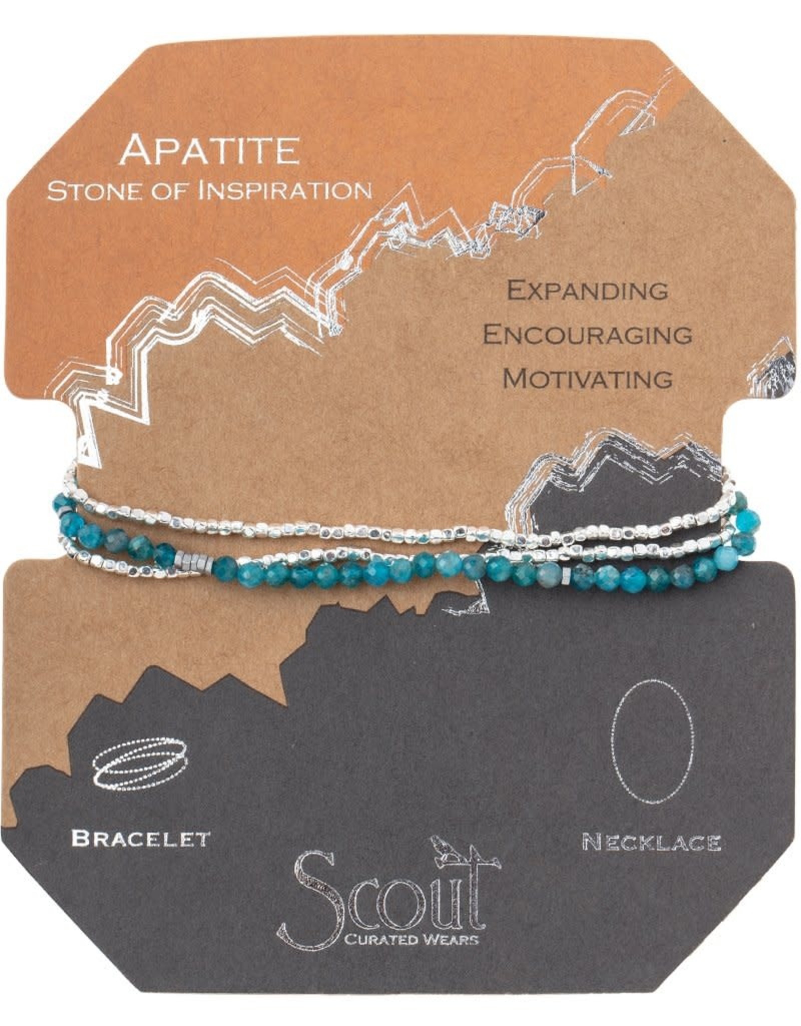Scout Apatite/Stone of Inspiration - Delicate Stone Wrap