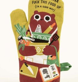 Blue Q F*** This Food Up Oven Mitt