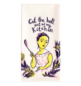 Blue Q Get The Hell Out Dish Towel