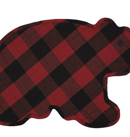 Park Designs SALE Placemat - Bear Shaped Buffalo Check