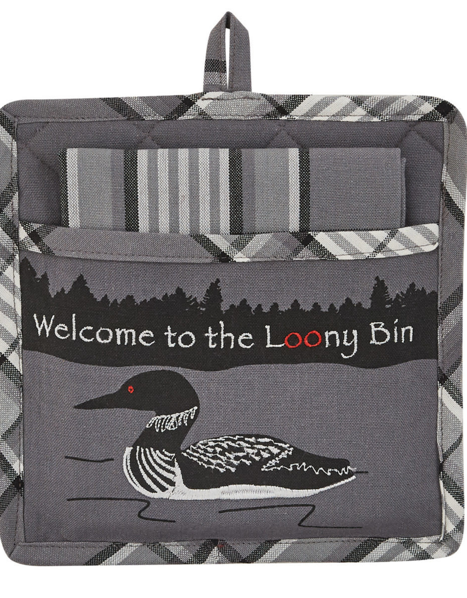 Loony Bin Potholder Set - Cabin Creations