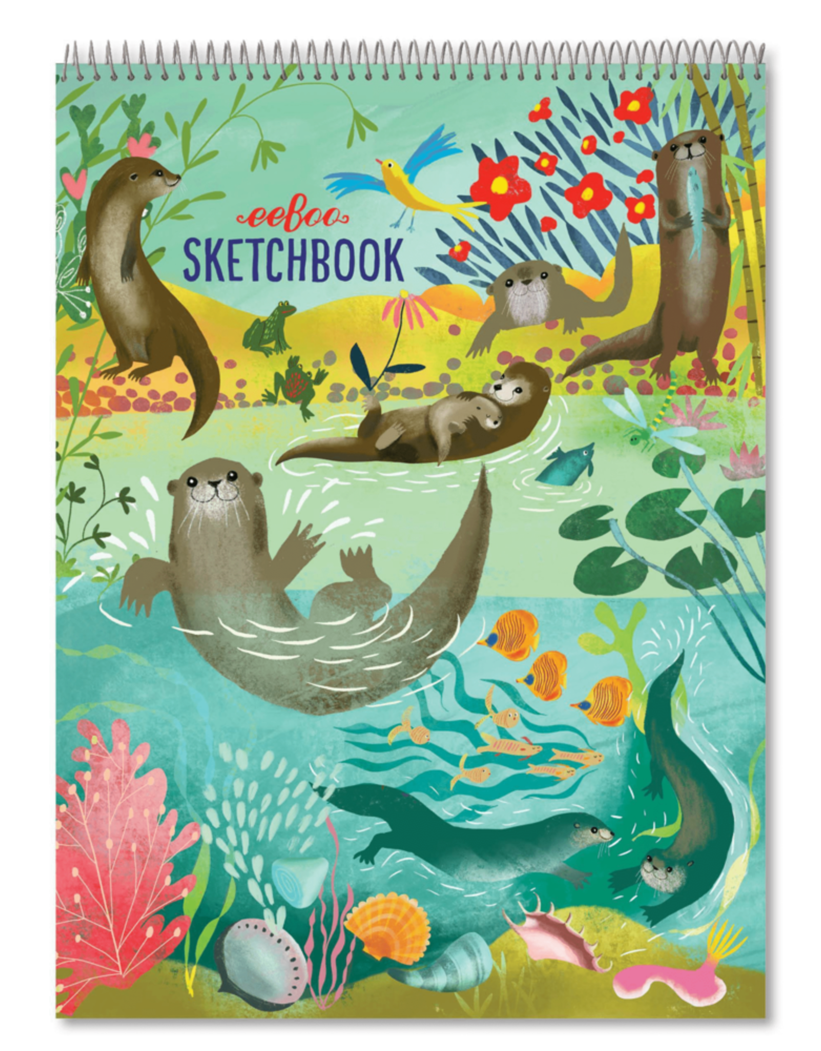 Eeboo Otters at Play Sketchbook