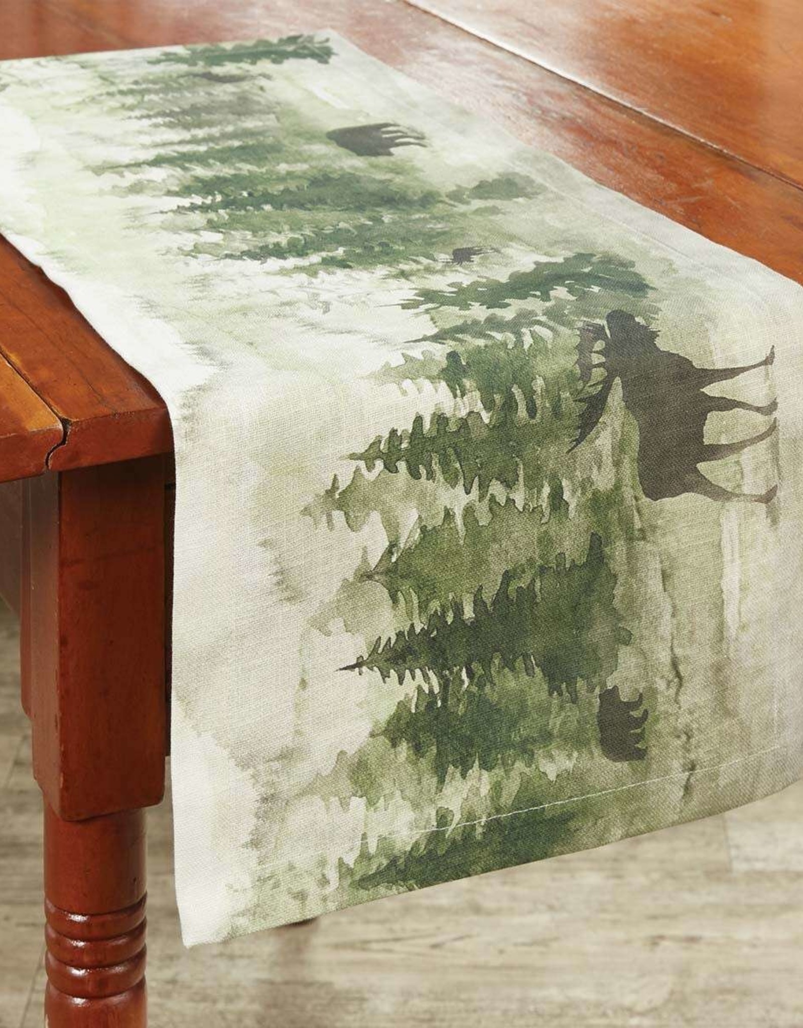Park Designs 36'' Table Runner - Watercolor Wildlife