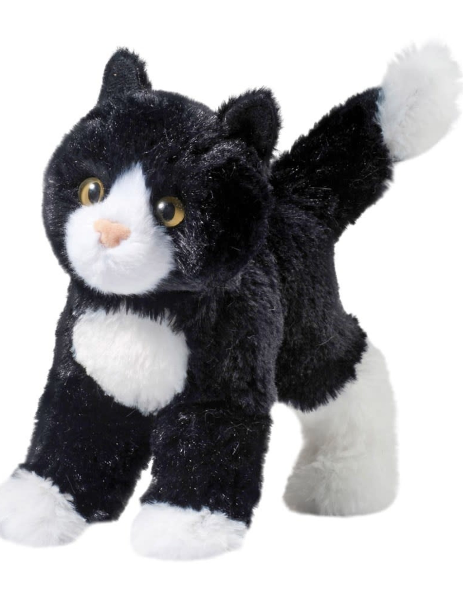 Douglas Snippy Black & White Cat Stuffed Animal