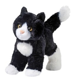 Douglas Snippy Black & White Cat Stuffed Animal