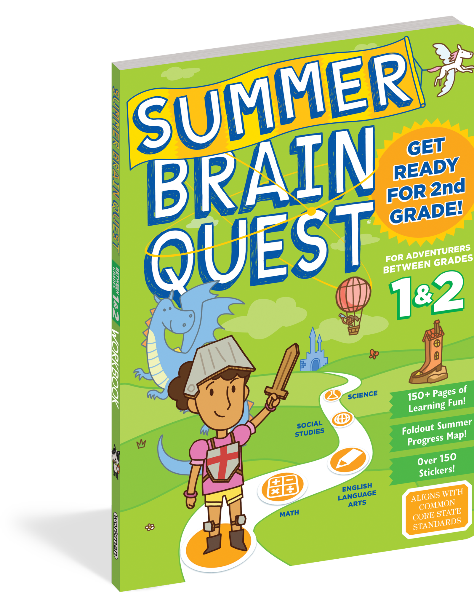 Workman Publishing Summer Brain Quest Workbook- 1st to 2nd Grade