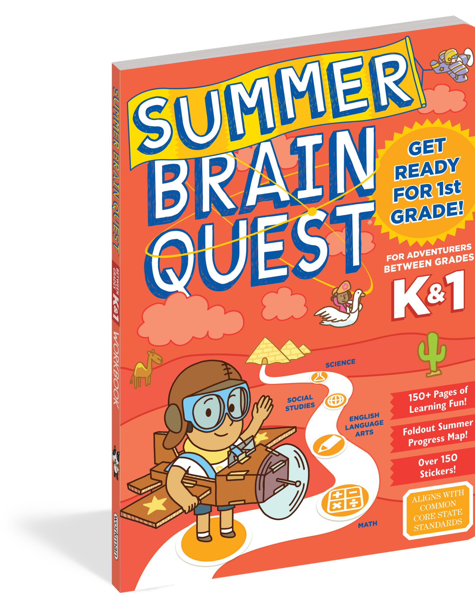 Workman Publishing Summer Brain Quest Workbook- Kindergarten to 1st Grade