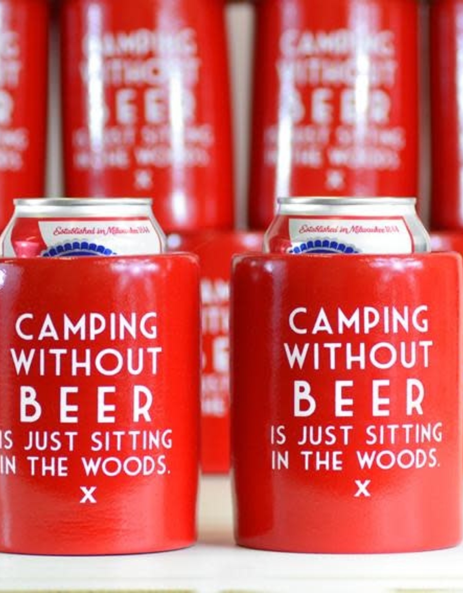 Meriwether Camping Without Beer Koozie