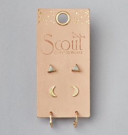 Scout Ella Stud Earring Trio - Gold