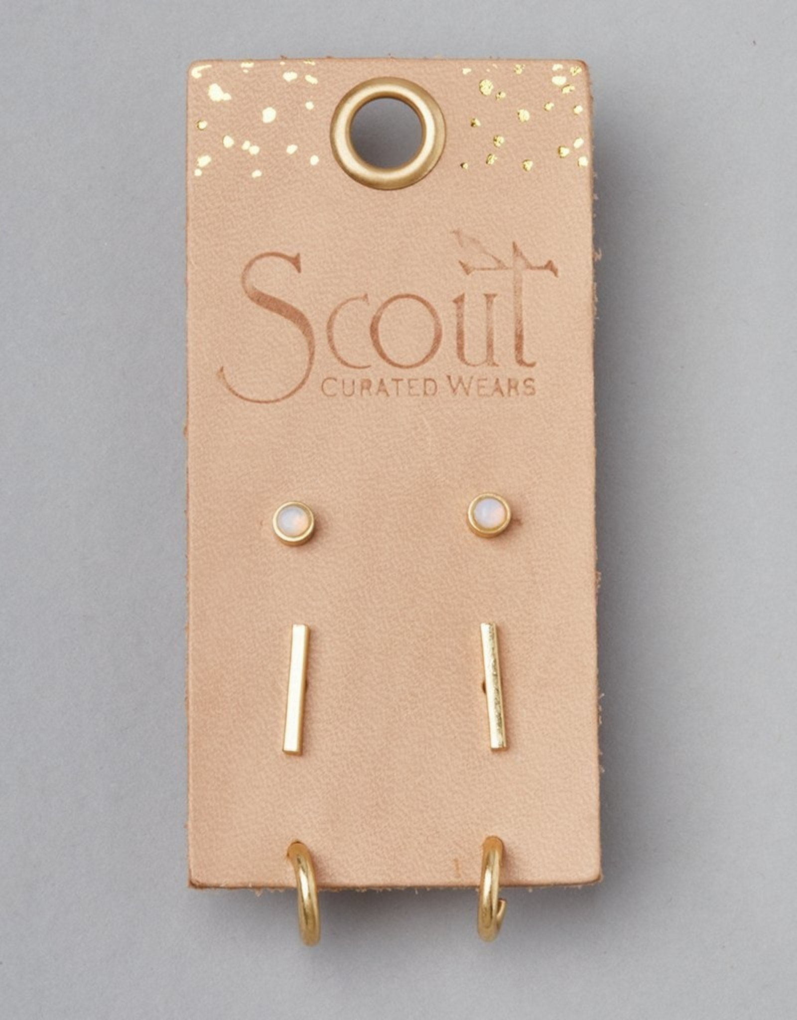 Scout Scarlett Stud Earring Trio- Gold