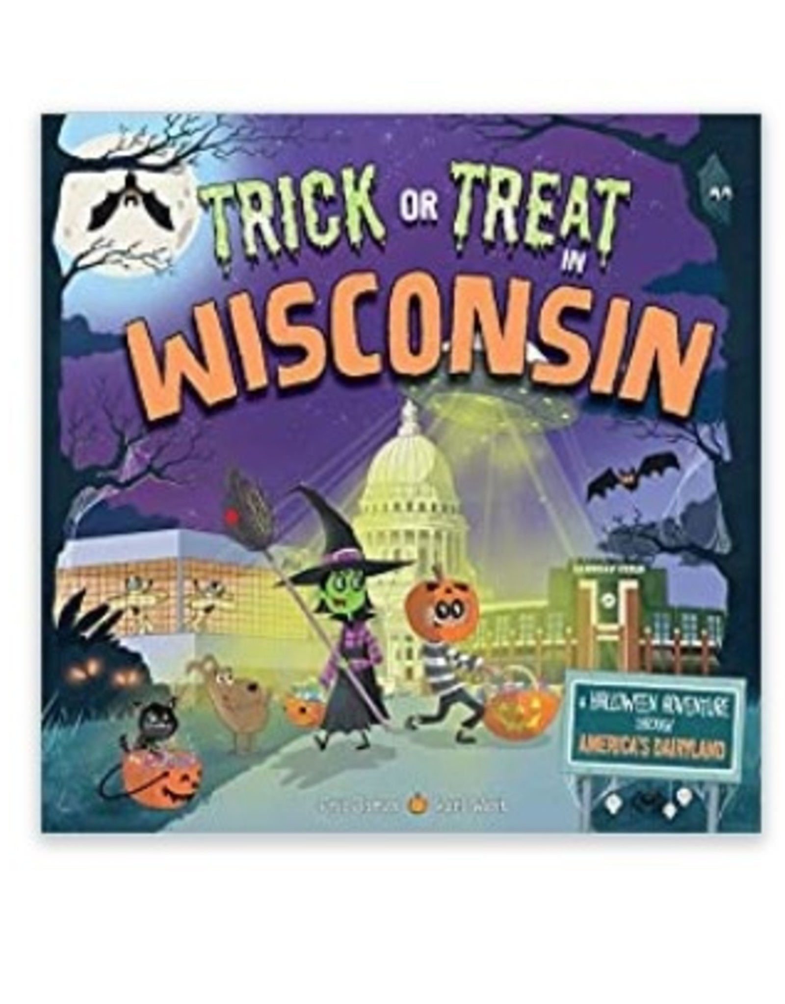Sourcebooks Trick or Treat in Wisconsin Hardcover Book