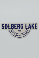 Sticker Northwest My Happy Place Sticker - Solberg Lake, WI