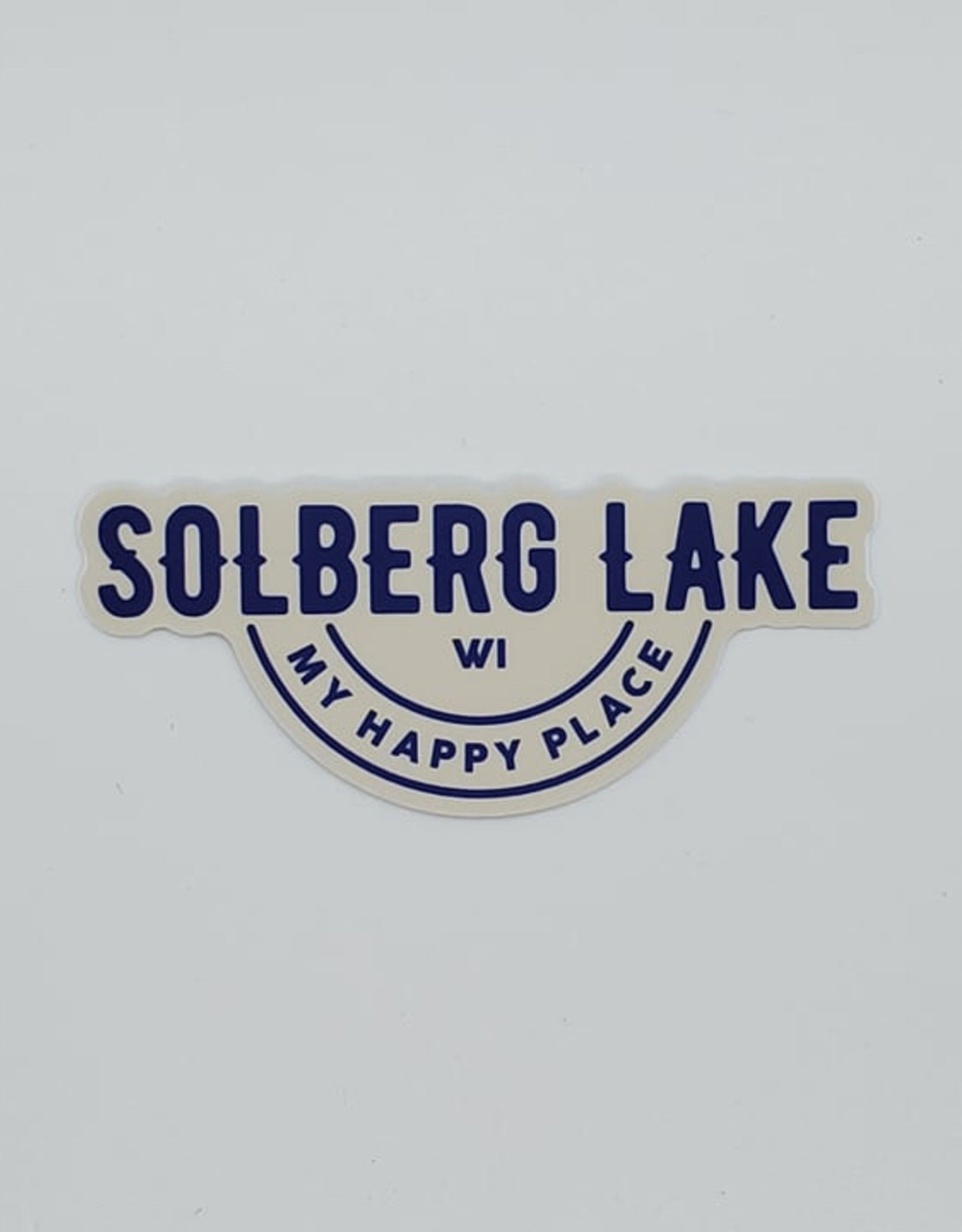 Sticker Northwest My Happy Place Sticker - Solberg Lake, WI
