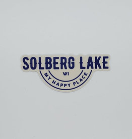 Sticker Northwest My Happy Place Sticker - Solberg Lake, WI