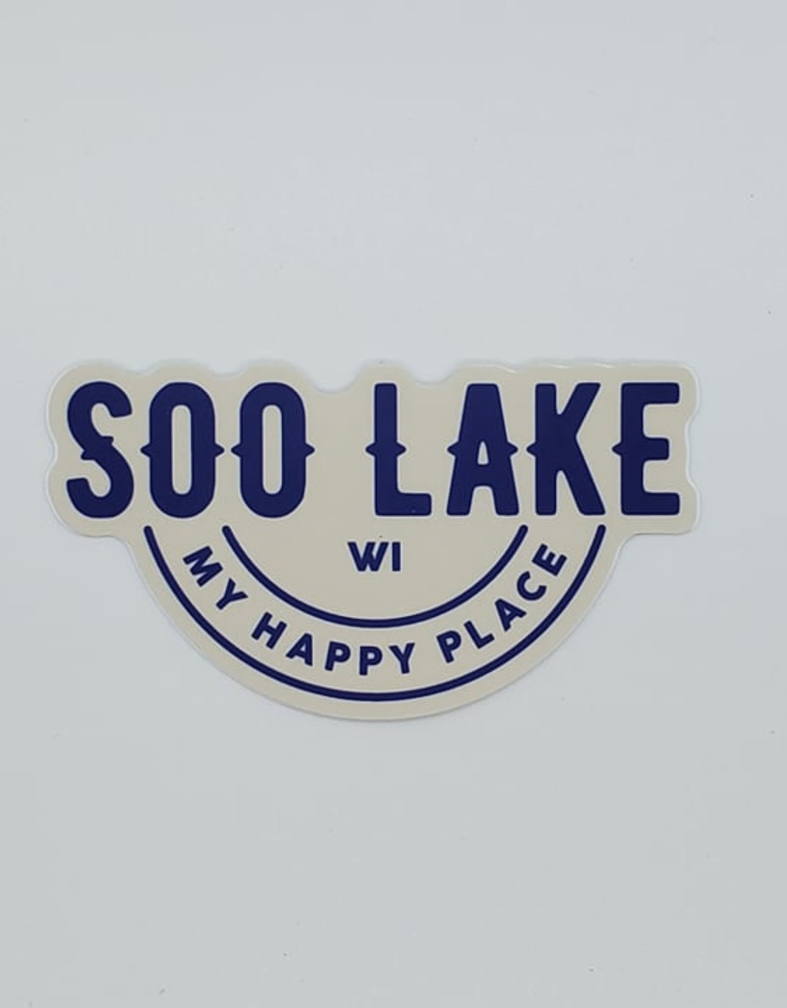 Sticker Northwest My Happy Place Sticker - Soo Lake, WI