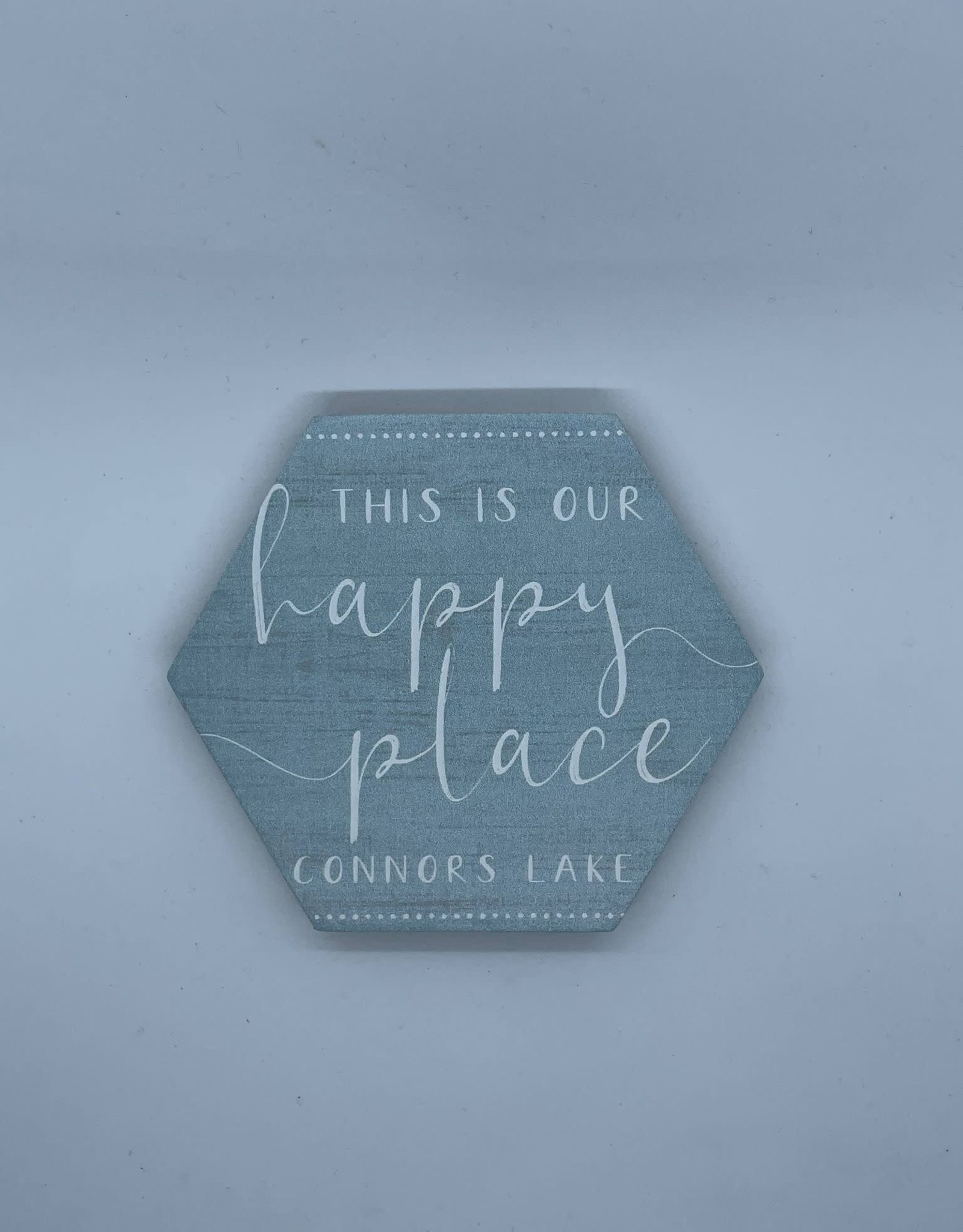 Sincere Surroundings SALE Happy Place Coaster - Connors Lake