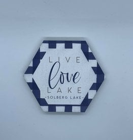 Sincere Surroundings SALE Live Love Lake PER Solberg Lake Coaster