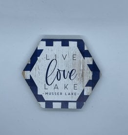 Sincere Surroundings SALE Live Love Lake PER Musser Lake Coaster