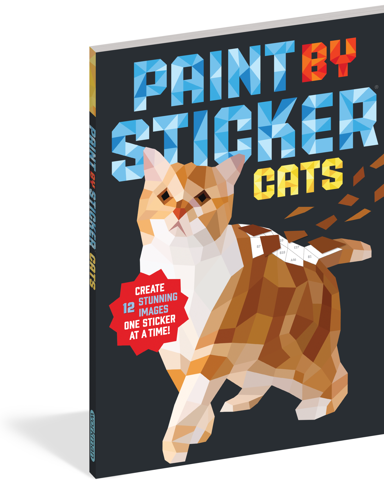 Workman Publishing Paint by Sticker Cats Paperback