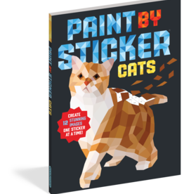Workman Publishing Paint by Sticker Cats Paperback