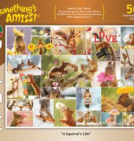 Something's Amiss A Squirrel's Life 500 Piece Puzzle Twist