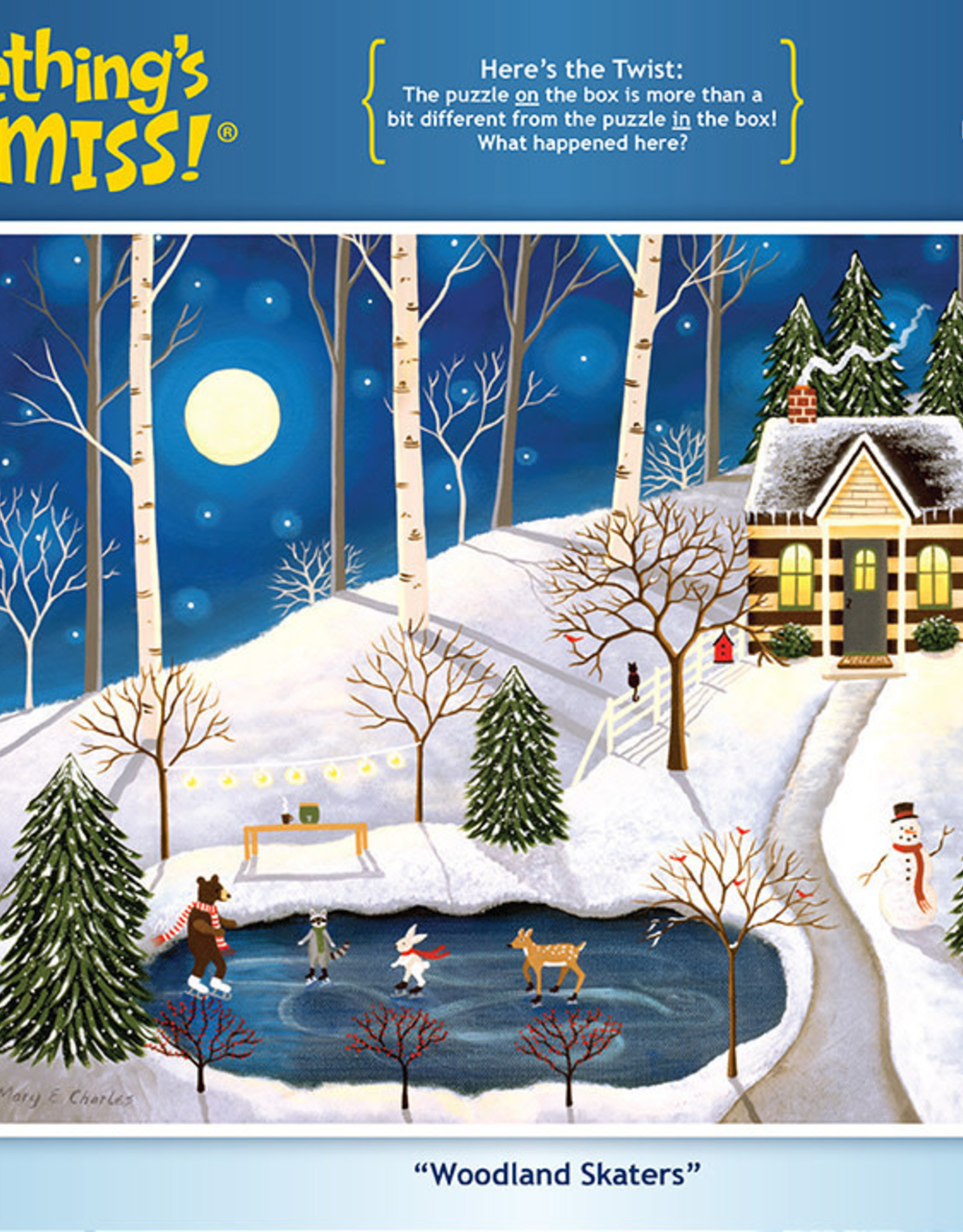 Something's Amiss Woodland Skaters Puzzle Twist