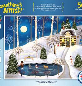 Something's Amiss Woodland Skaters Puzzle Twist