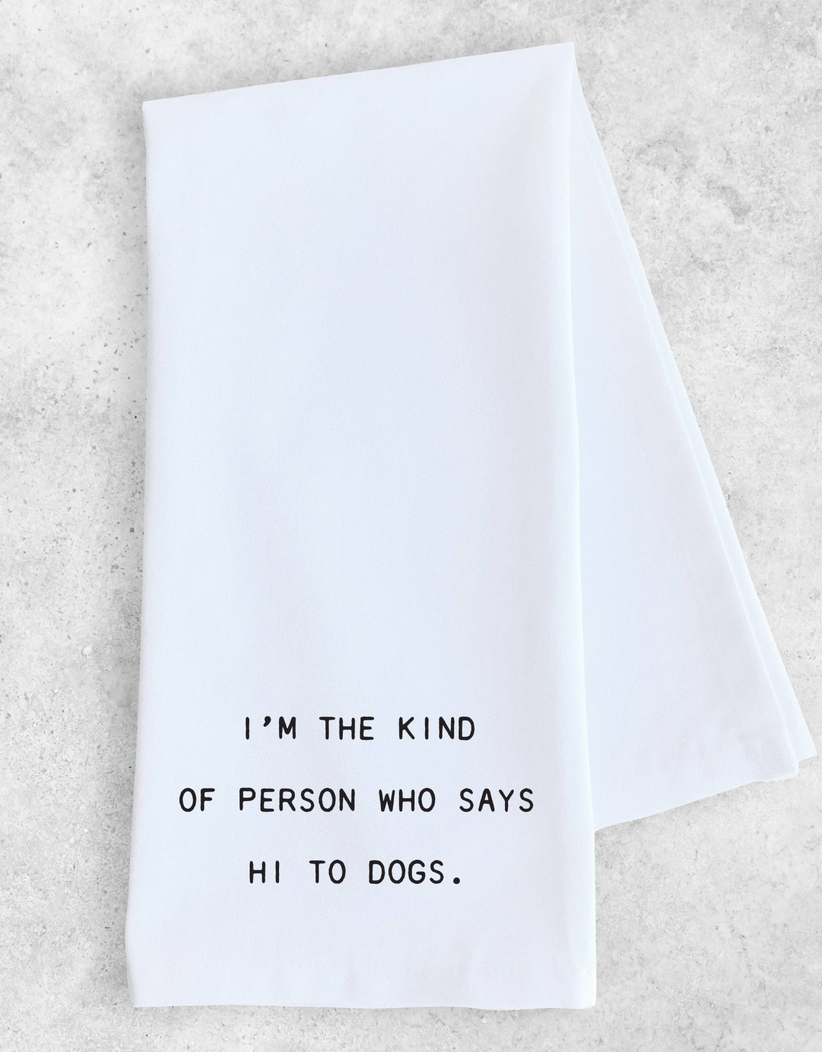 DEV D + CO. SALE Hi To Dogs Tea Towel