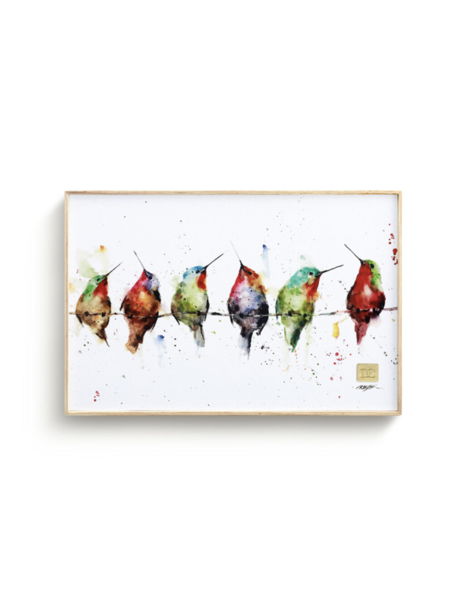 Demdaco Hummers on a Wire Wall Art