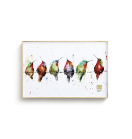 Demdaco Hummers on a Wire Wall Art