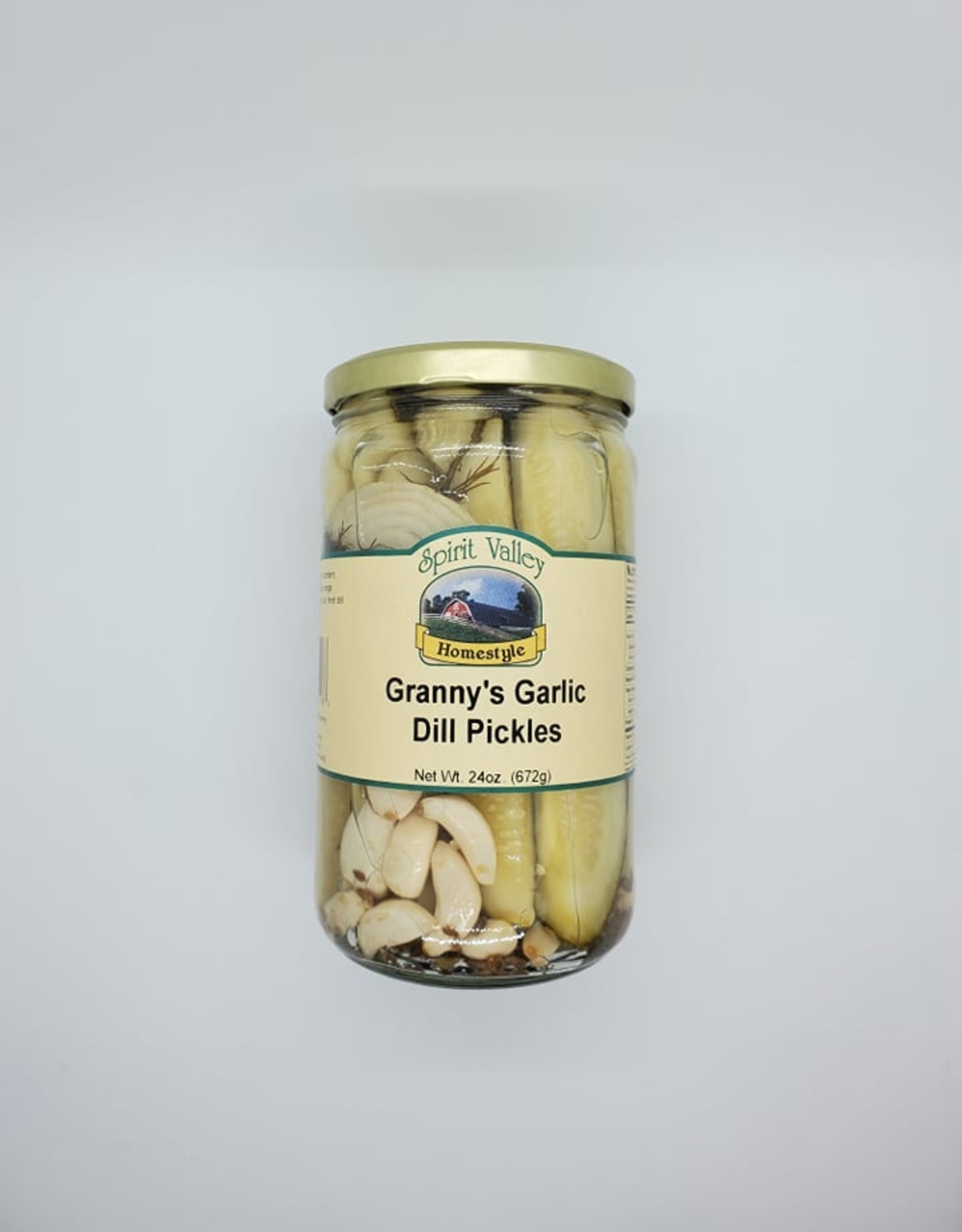 Spirit Valley Granny's Garlic Dill Pickles