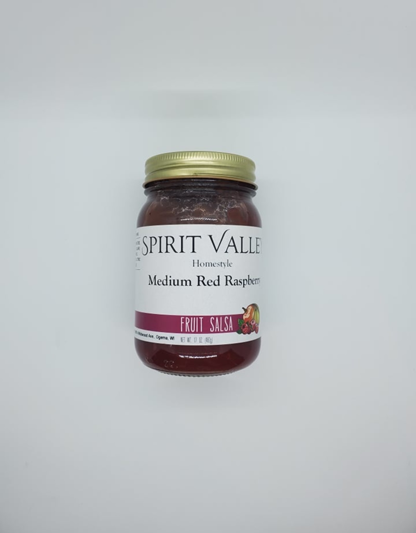Spirit Valley Medium Red Raspberry Salsa