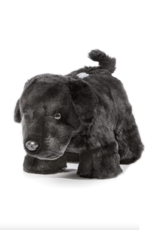 Carstens Black Lab Plush Coin Bank
