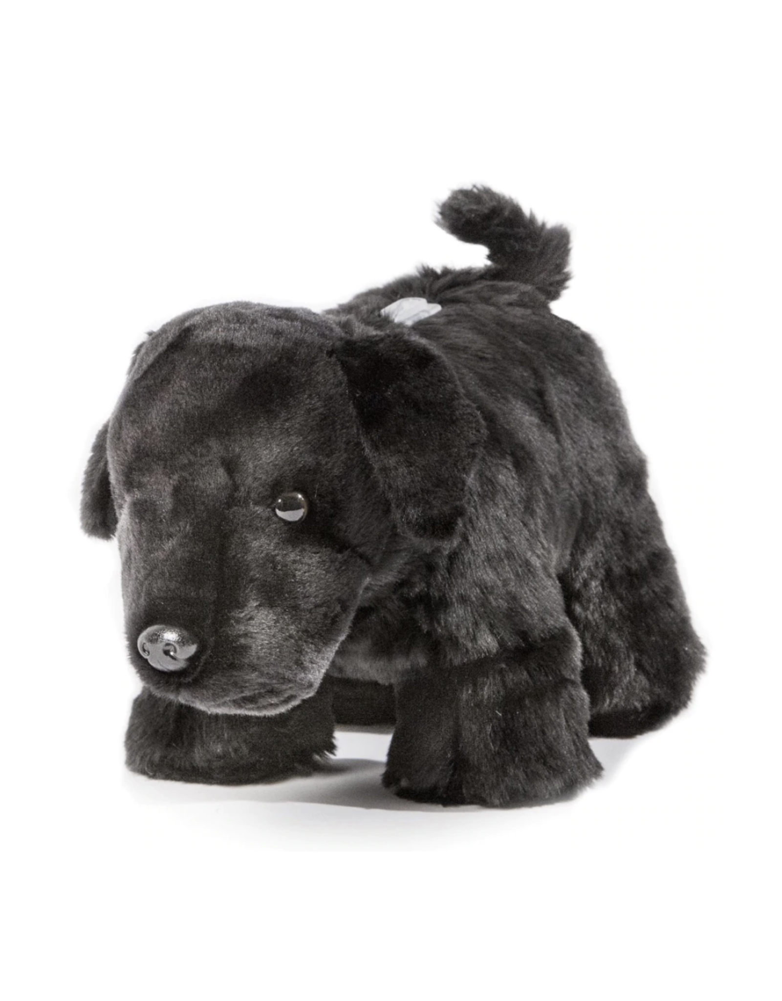 Carstens Black Lab Plush Coin Bank